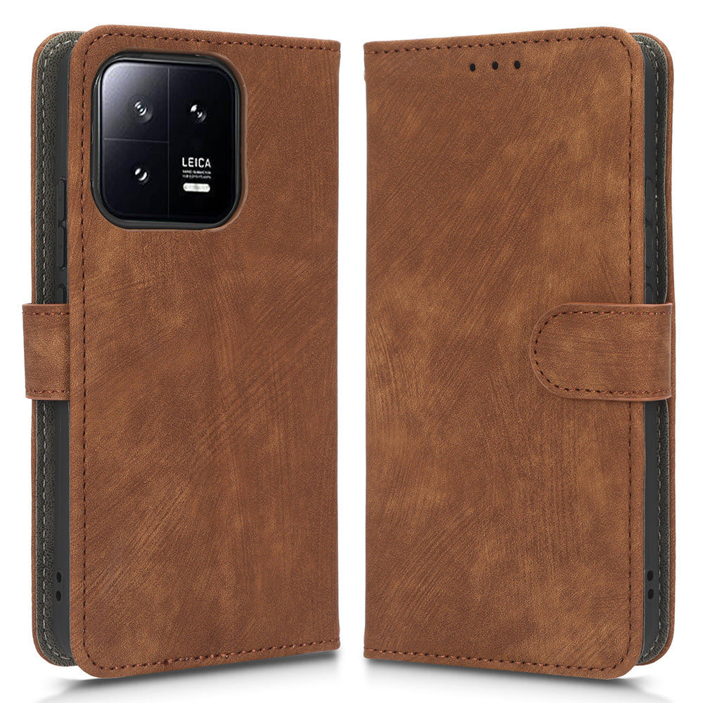 For Xiaomi 13 5G Anti-drop RFID Blocking Phone Case Shockproof PU Leather Phone Wallet Cover Foldable Stand For Xiaomi 13 5G Anti-drop RFID Blocking Phone Case Shockproof PU Leather Phone Wallet Cover Foldable Stand